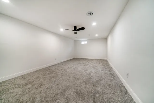 an entryway view with wooden floor