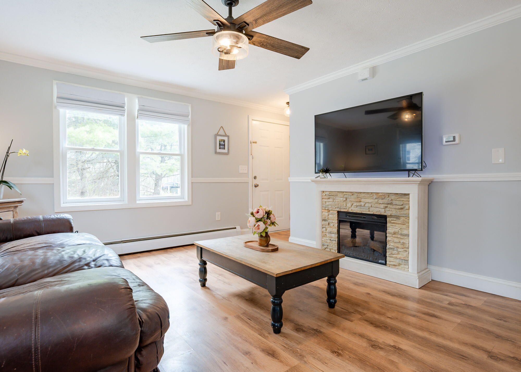 17 Christopher Road Gorham, ME 04038 - Photo 4 of 40 Cozy Electric Fireplace