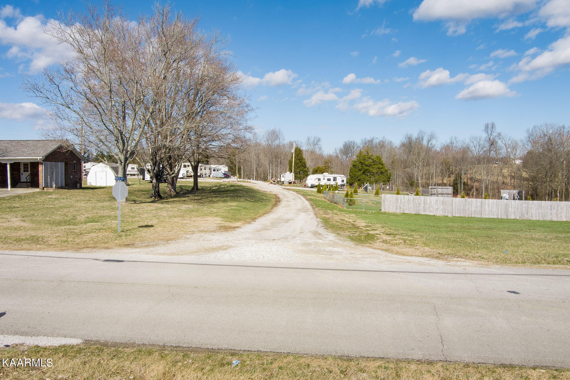 1037 Austin Road Sparta, TN 38583 - Photo 12 of 32 a view of yard with swimming pool and trees