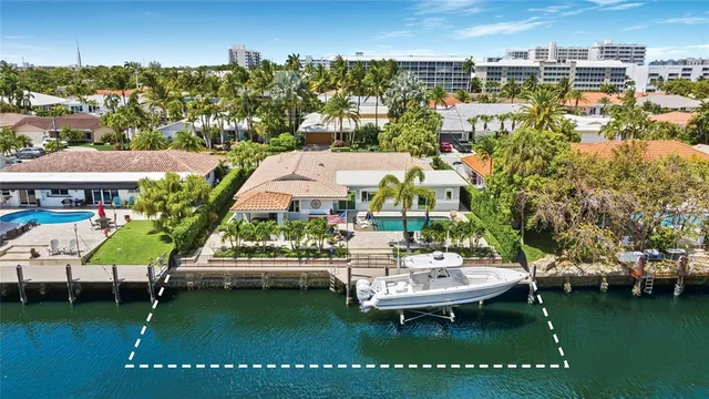 a view of a lake with a house