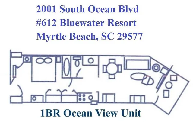 $99,500 | 2001 South Ocean Boulevard, Unit 612, Myrtle Beach, SC 29577