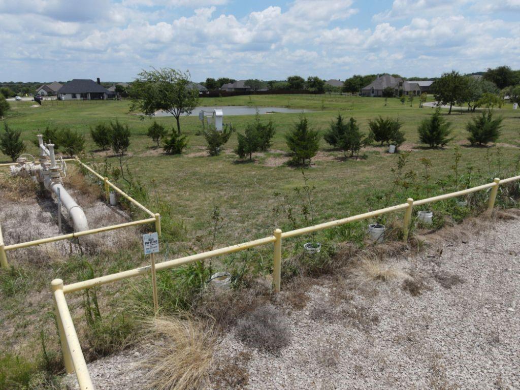 3322 Mariposa Ridge Crowley, TX 76036 - Photo 25 of 34 a view of a lake with a big yard and large trees