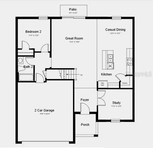 a picture of a wall with a white wall and sign