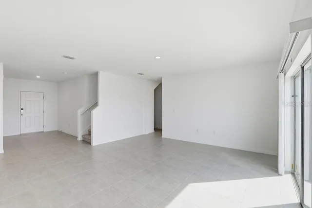 a view of an empty room