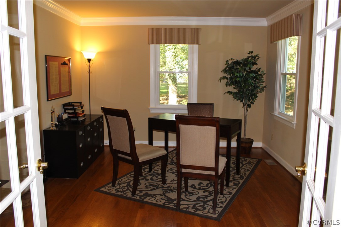 12236 Riverway Road Chesterfield, VA 23838 - Photo 10 of 44 a view of a dining room with furniture window and wooden floor