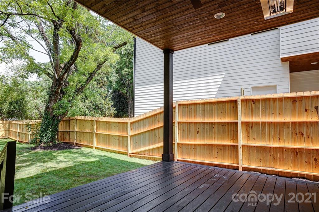 508 Westbury Road Charlotte, NC 28211 - Photo 33 of 48 a view of a backyard with wooden floor and a potted plant