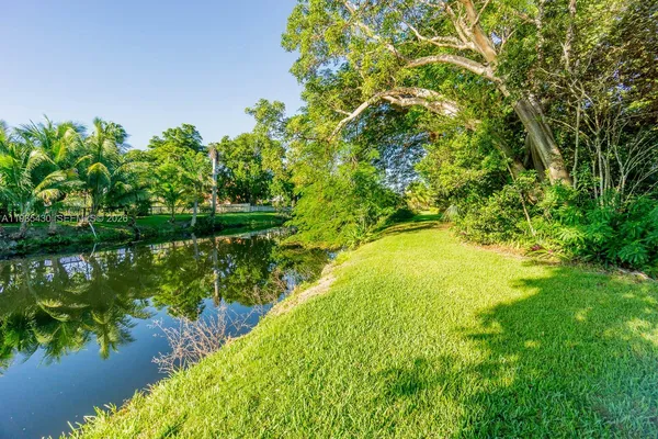 a view of a garden