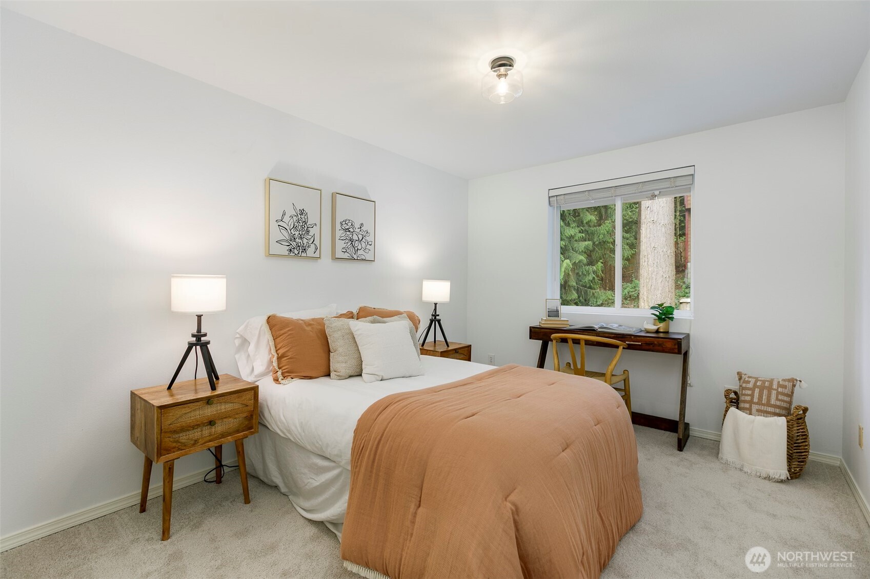 8828 238th Street Southwest, Unit C3 Edmonds, WA 98026 - Photo 22 of 29 a bedroom with a bed and window