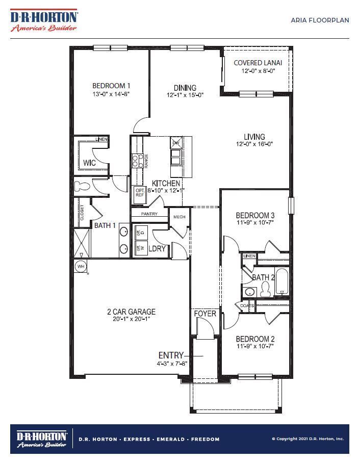 10390 Ruffian Route Daphne, AL 36526 - Photo 60 of 61 Aria Floor Plan