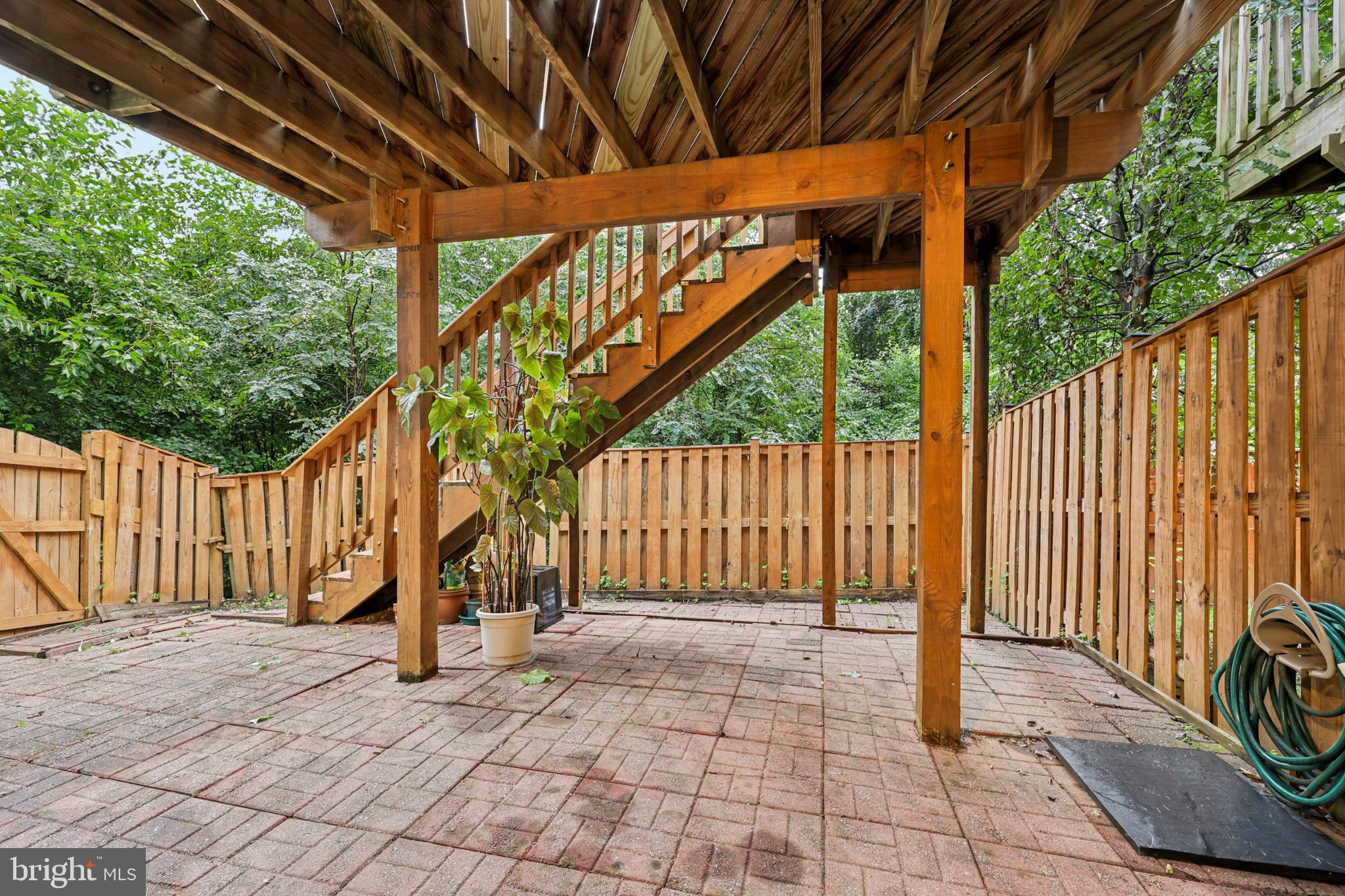 8536 Springfield Oaks Drive Springfield, VA 22153 - Photo 30 of 34 Walk-out patio