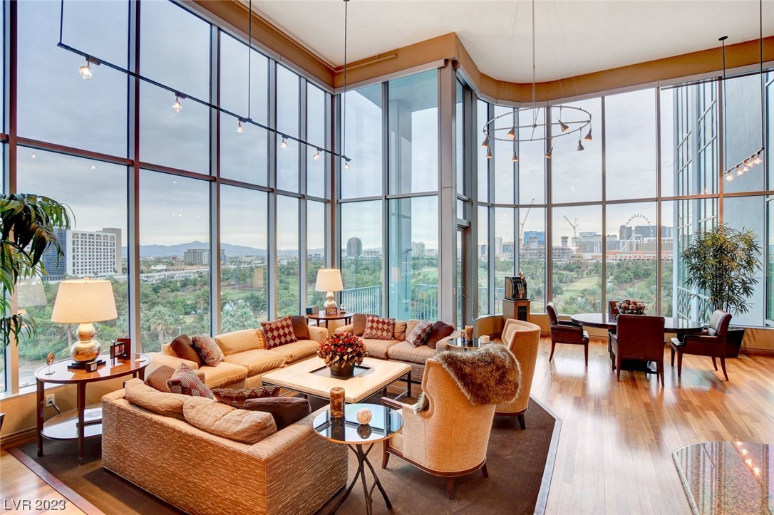 360 East Desert Inn Road, Unit 801 Las Vegas, NV 89109 - Photo 4 of 44 Open concept with floor to ceiling windows.