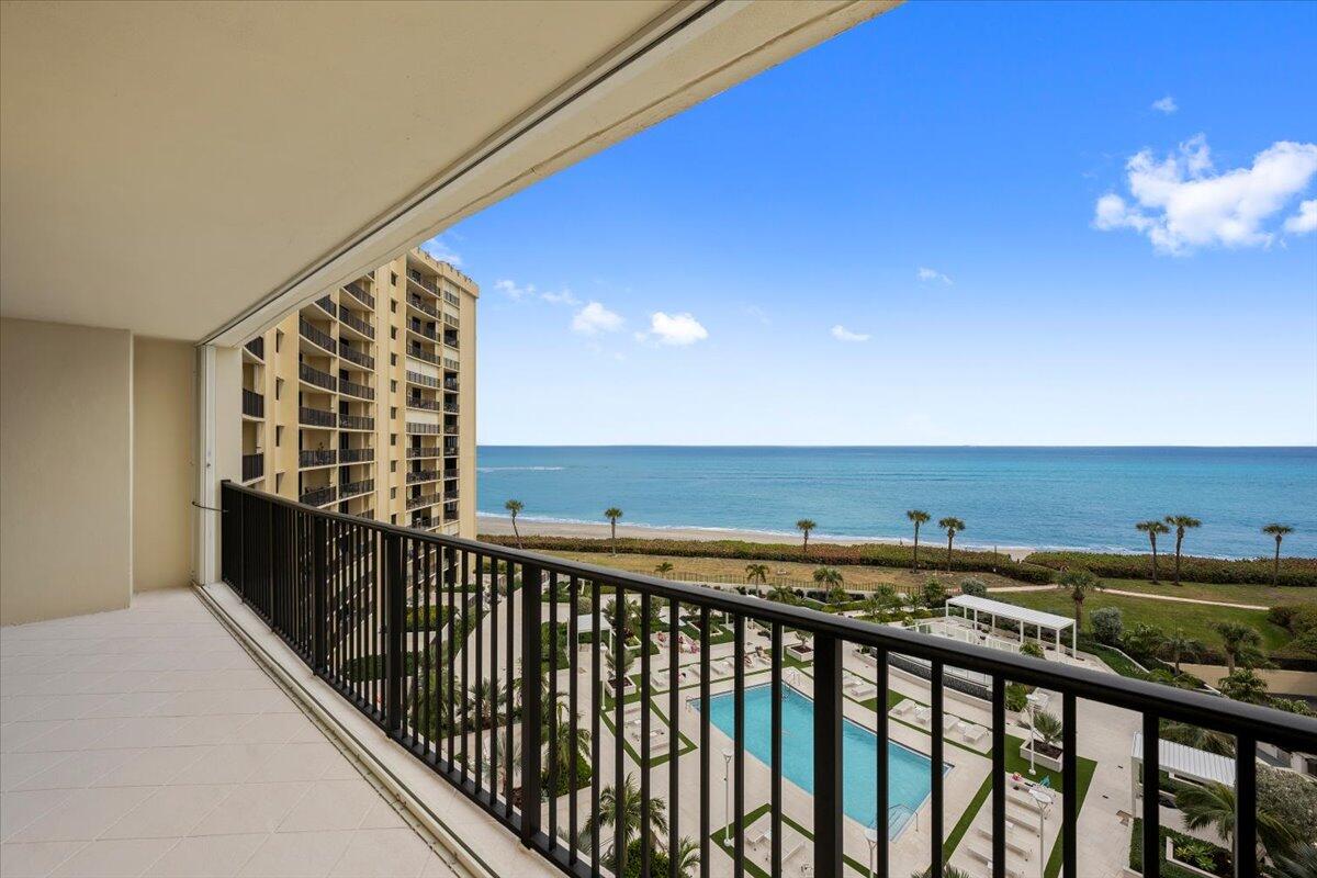200 Ocean Trail Way, Unit 604 Jupiter, FL 33477 - Photo 21 of 44 Huge Balcony with Ocean/Pool Views