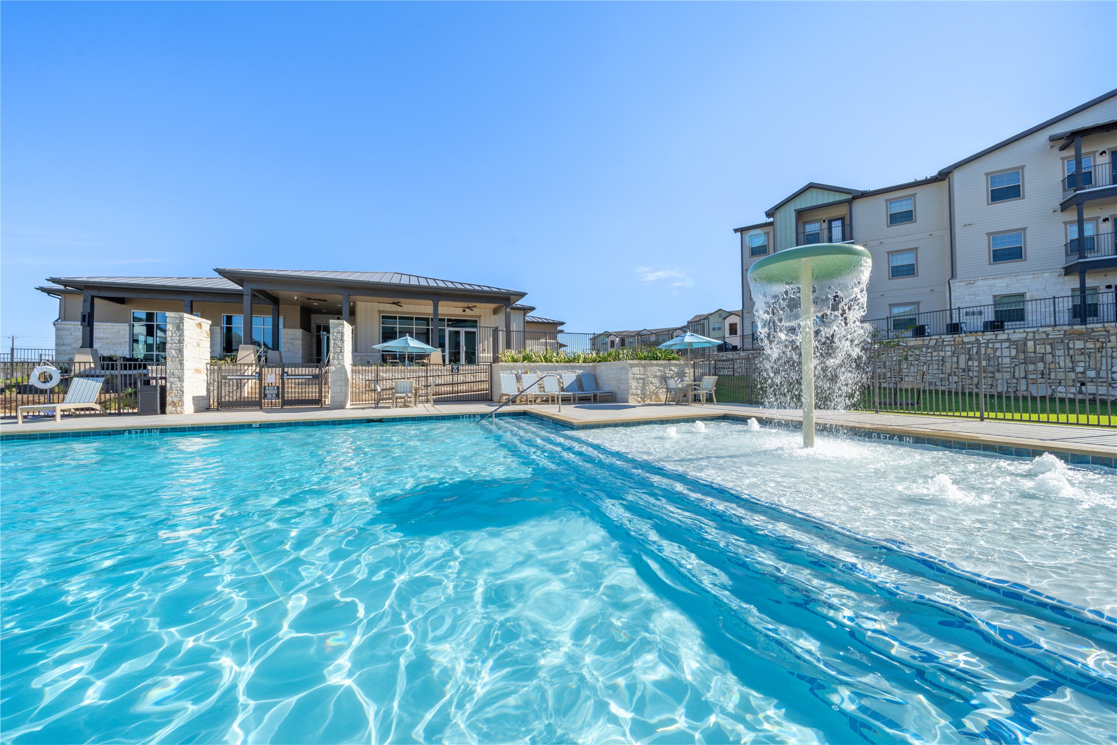 691 Union Chapel Road, Unit C1 Cedar Creek, TX 78612 - Photo 28 of 35 a view of a house with a swimming pool