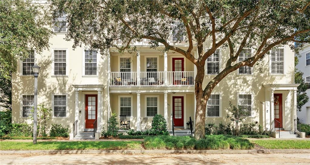Front Exterior with 2nd floor balcony.