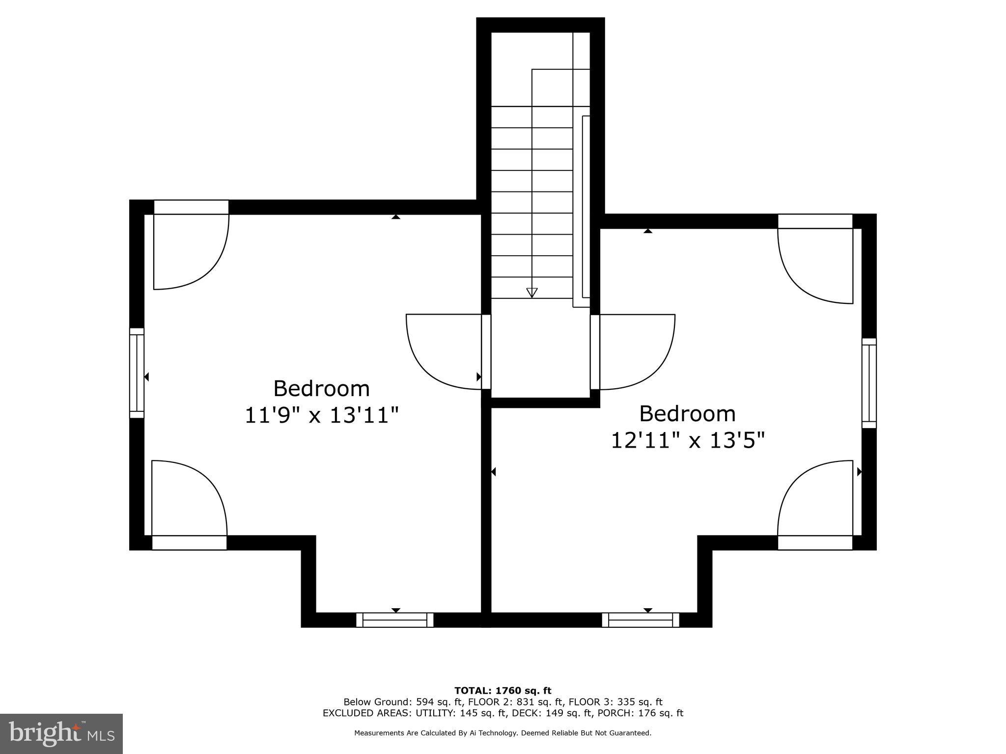 1001 Overbrook Road Baltimore, MD 21239 - Photo 34 of 34 2nd floor plans