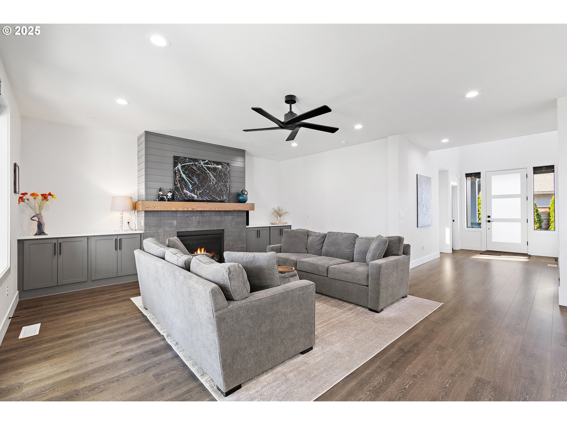 37802 Southeast Olson Street Sandy, OR 97055 - Photo 13 of 48 a living room with furniture and a fireplace