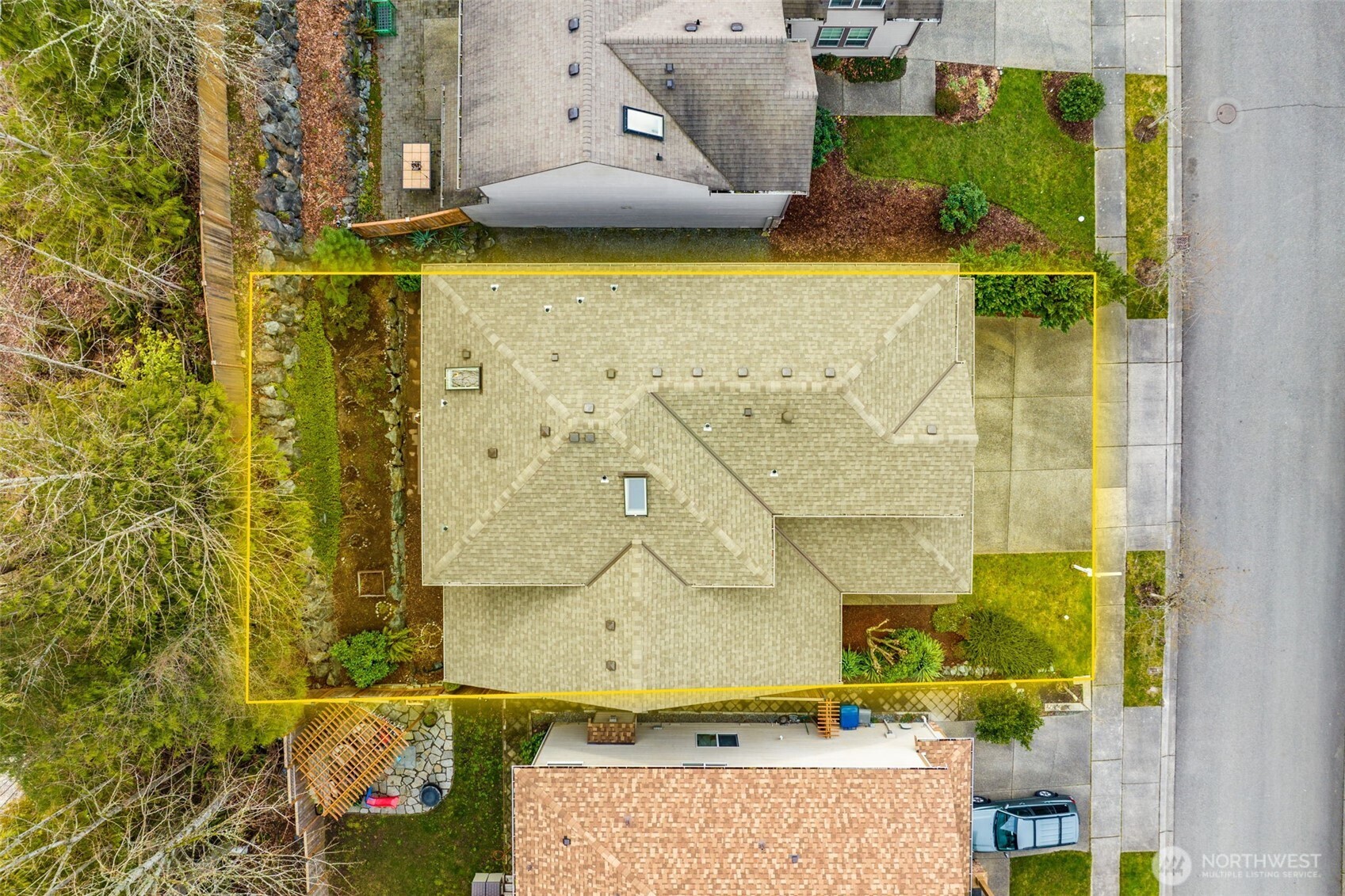 18615 13th Drive Southeast Bothell, WA 98012 - Photo 30 of 38 an aerial view of residential house with outdoor space and swimming pool