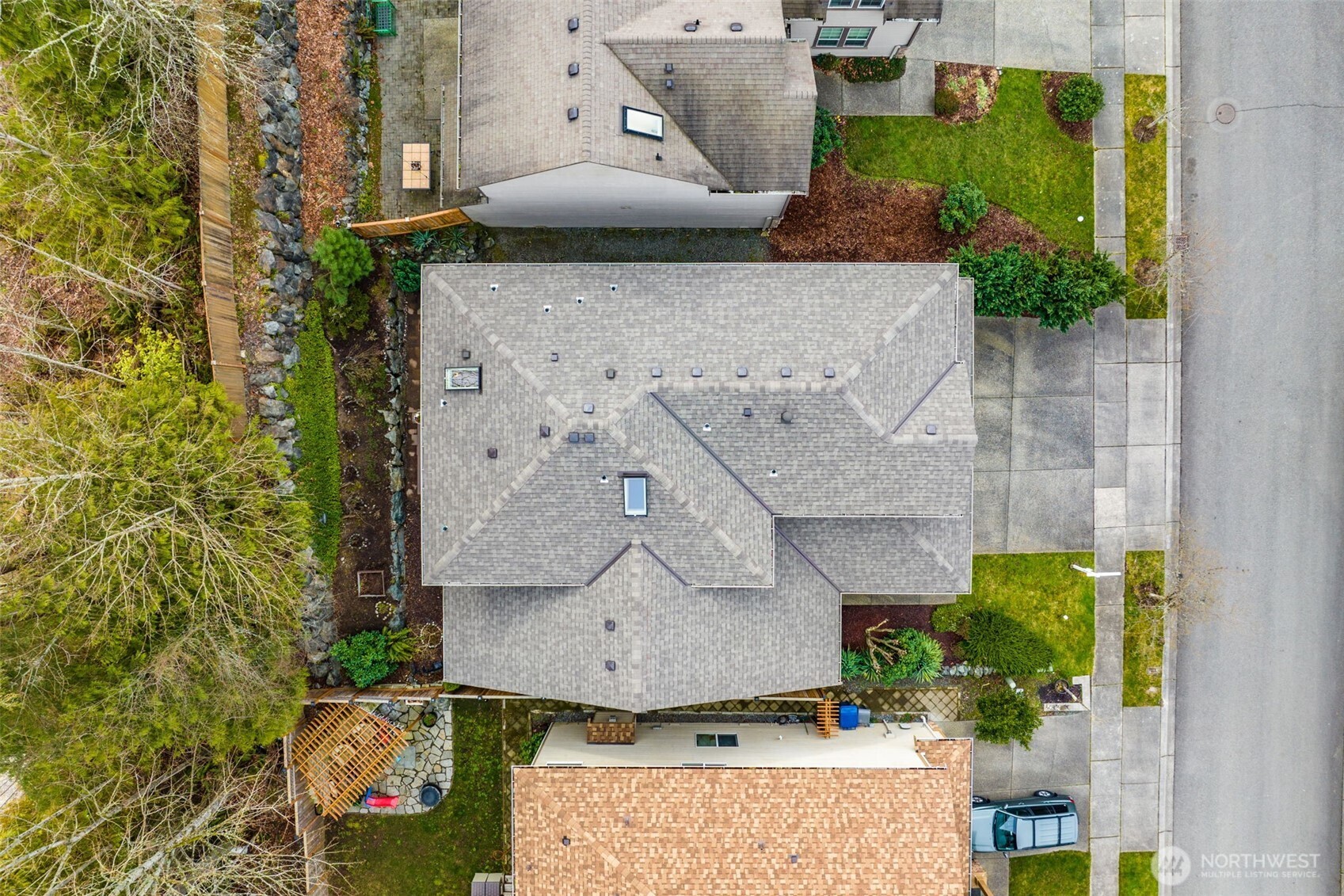18615 13th Drive Southeast Bothell, WA 98012 - Photo 32 of 38 an aerial view of a house with a yard