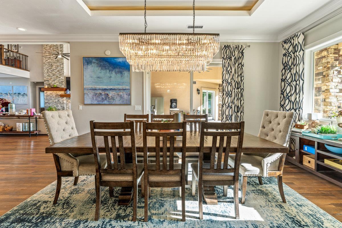 2165 West Biggs Gridley Road Gridley, CA 95948 - Photo 32 of 98 a view of a dining room with furniture window and outside view