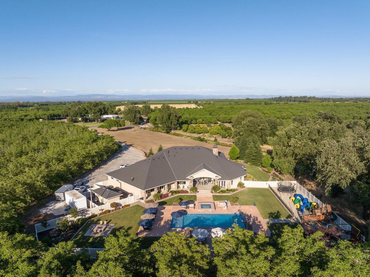 2165 West Biggs Gridley Road Gridley, CA 95948 - Photo 84 of 98 an aerial view of a house with a ocean view