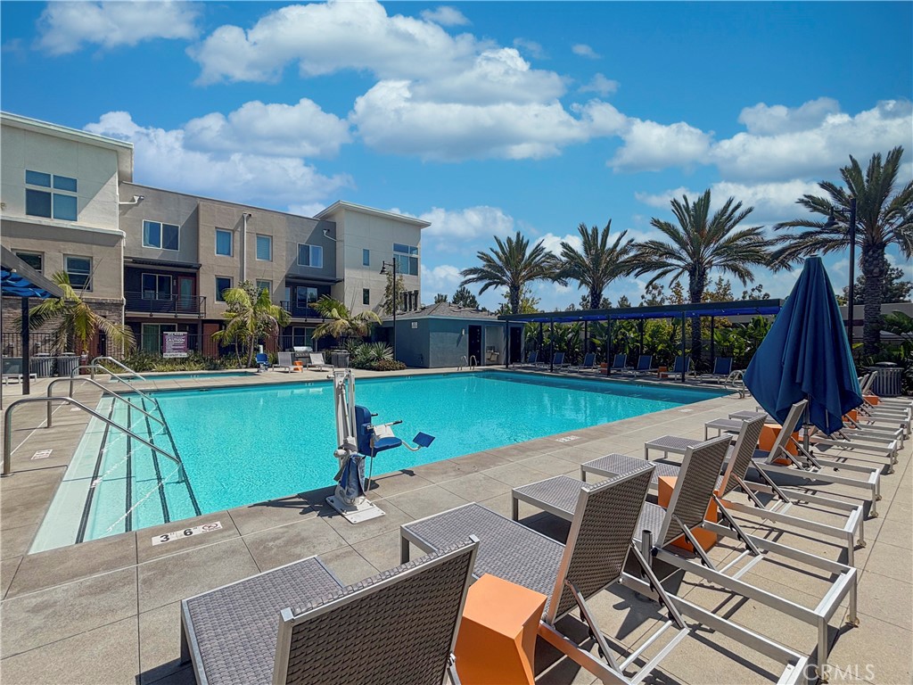185 Steely Irvine, CA 92614 - Photo 27 of 28 a view of a patio with swimming pool