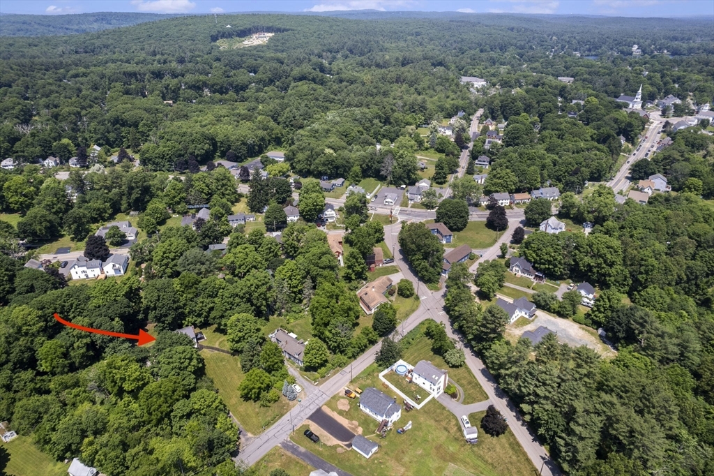 13 Plain Street Upton, MA 01568 - Photo 40 of 42 an aerial view of residential house with outdoor space and trees