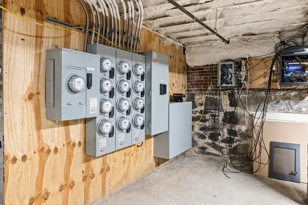 a view of storage and utility room