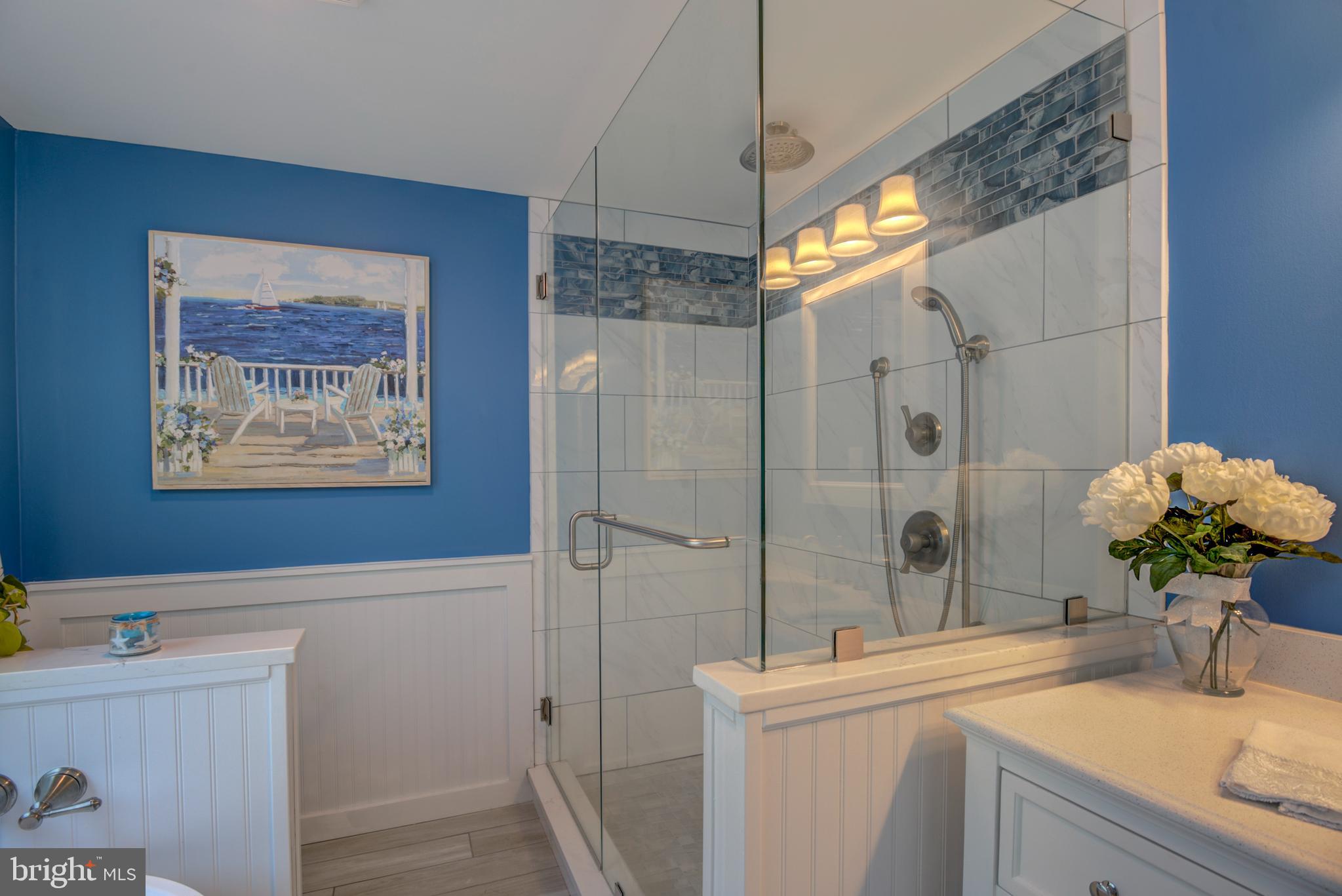 28 Drawbridge Road Ocean Pines, MD 21811 - Photo 36 of 104 New tile walk-in shower Primary Bath