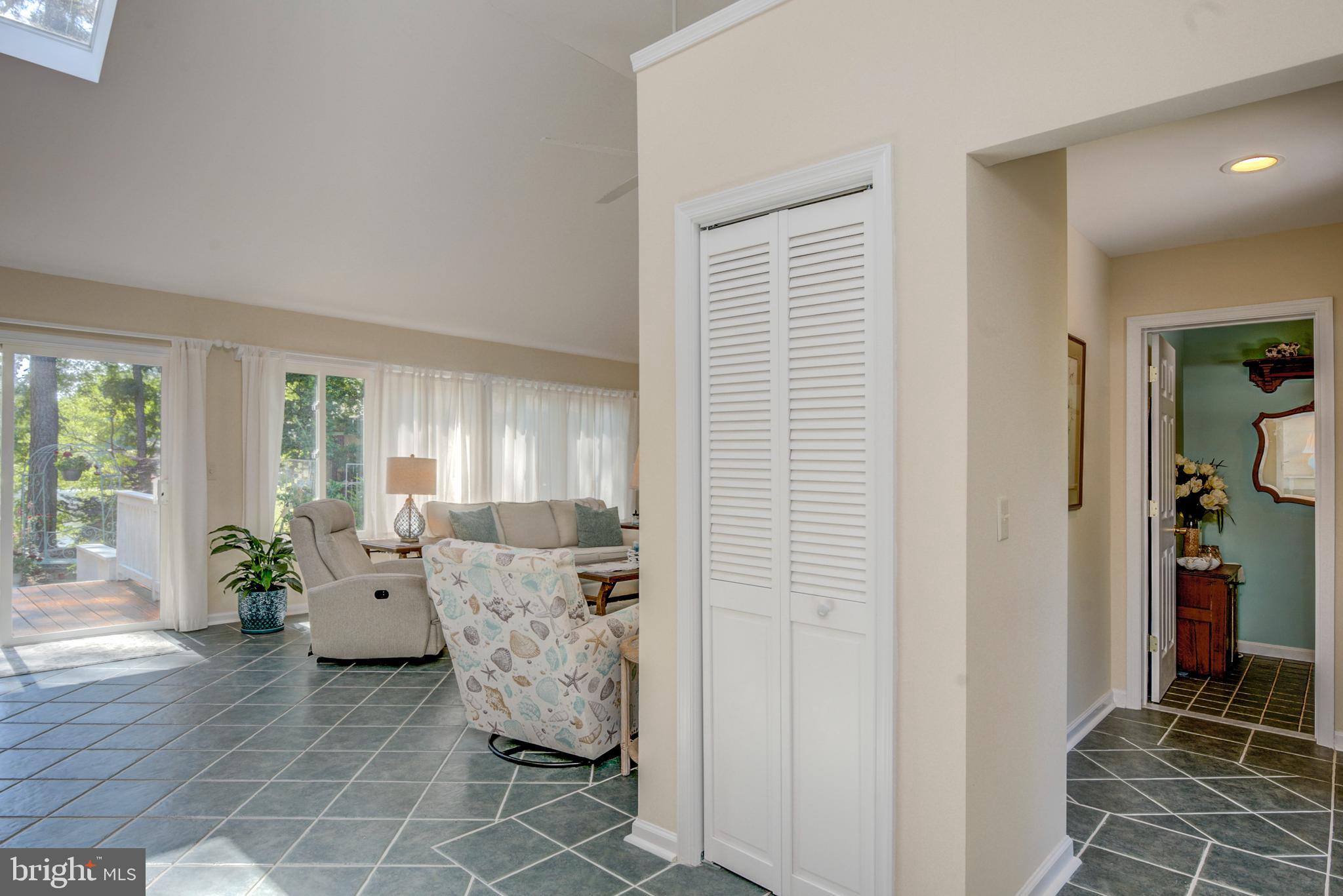 28 Drawbridge Road Ocean Pines, MD 21811 - Photo 40 of 104 Entry foyer view of Powder room and Living room