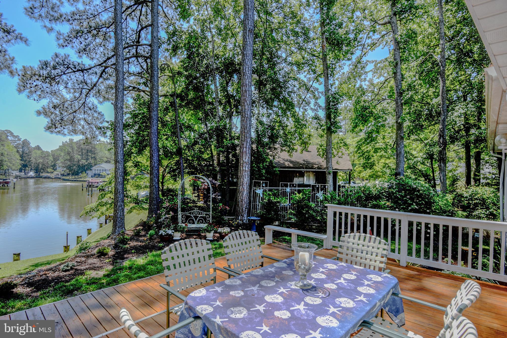 28 Drawbridge Road Ocean Pines, MD 21811 - Photo 73 of 104 Lower deck view to water