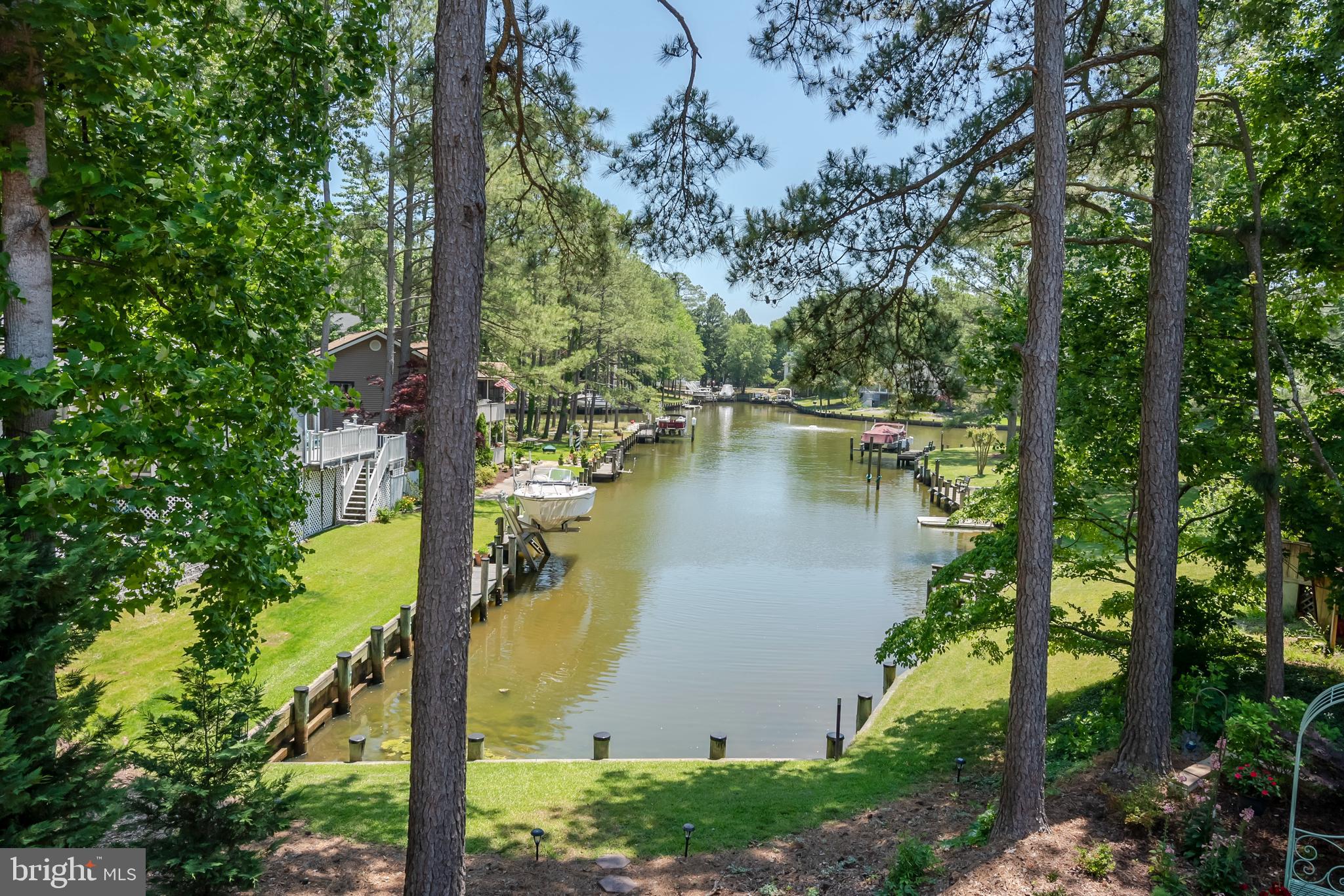 28 Drawbridge Road Ocean Pines, MD 21811 - Photo 87 of 104 View from upper balcony down the canal