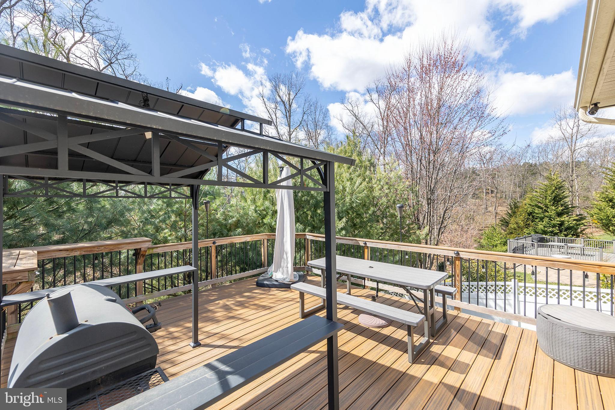 155 Merlot Drive Stephenson, VA 22656 - Photo 57 of 69 a view of a roof deck with couches and wooden floor