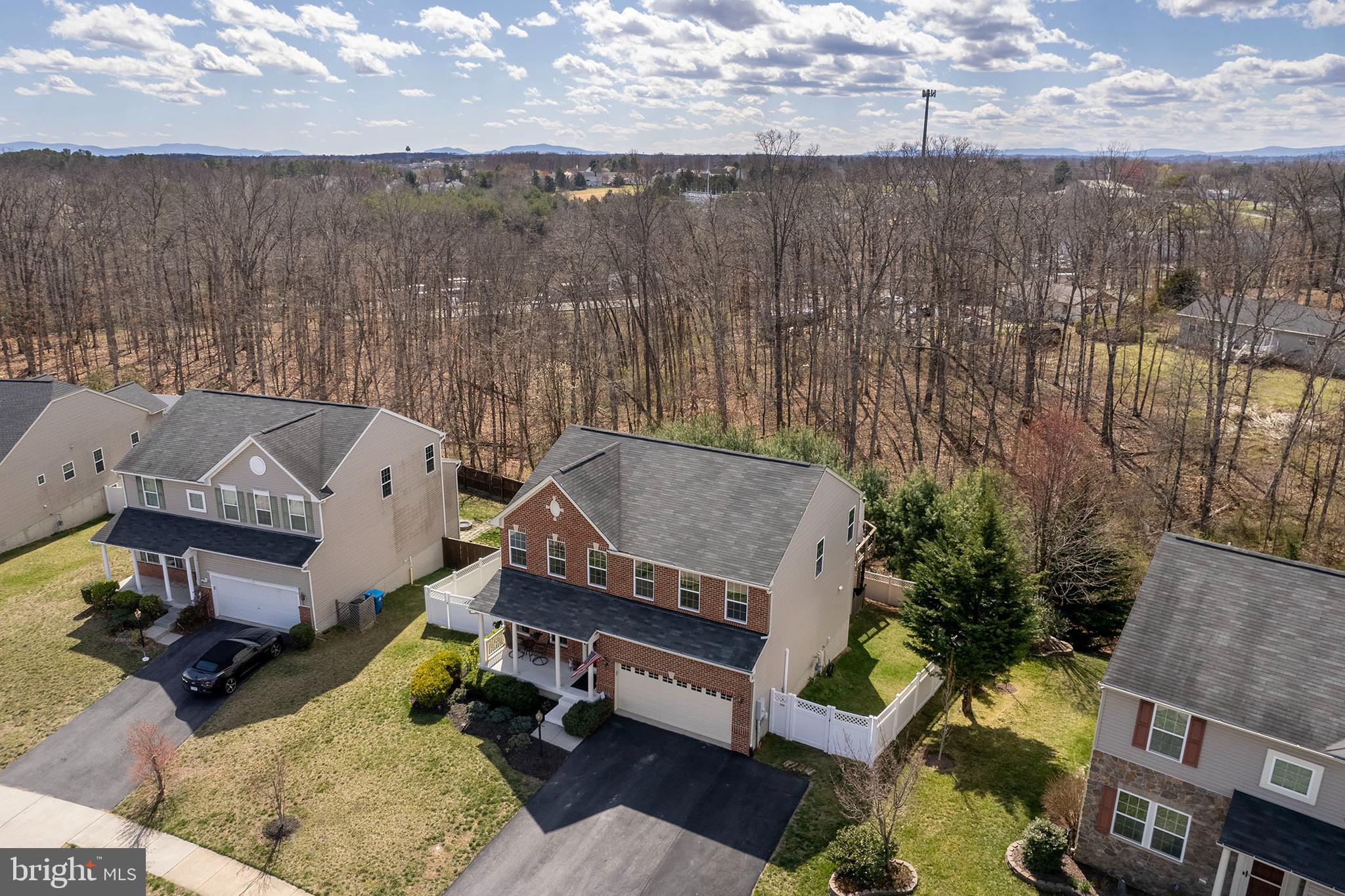 155 Merlot Drive Stephenson, VA 22656 - Photo 6 of 69 an aerial view of a house with a garden and lake view