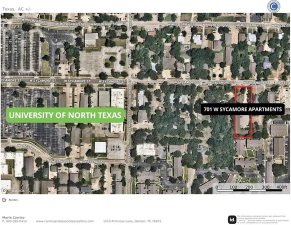 $825 | 701 West Sycamore Street, Unit 205, Denton, TX 76201
