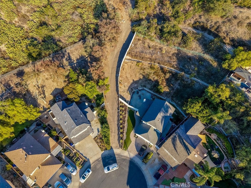27191 Valleymont Road Lake Forest, CA 92630 - Photo 35 of 37 an aerial view of a house with a yard