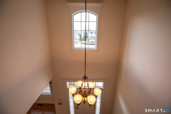 a decorative lighting & window in a room