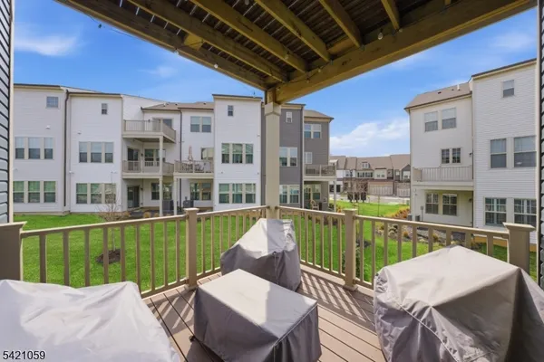 a view of a lake from a balcony