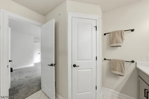 a bathroom with a sink and shower
