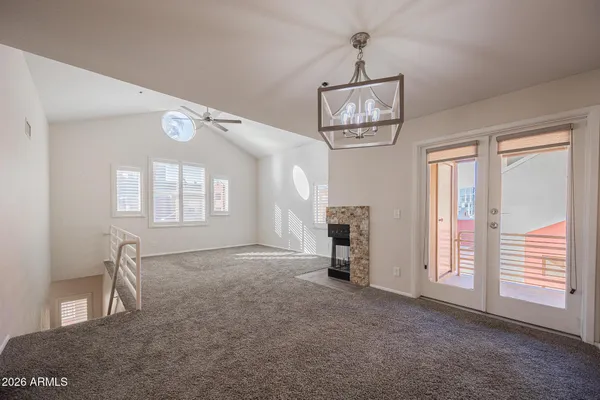 a view of livingroom with window
