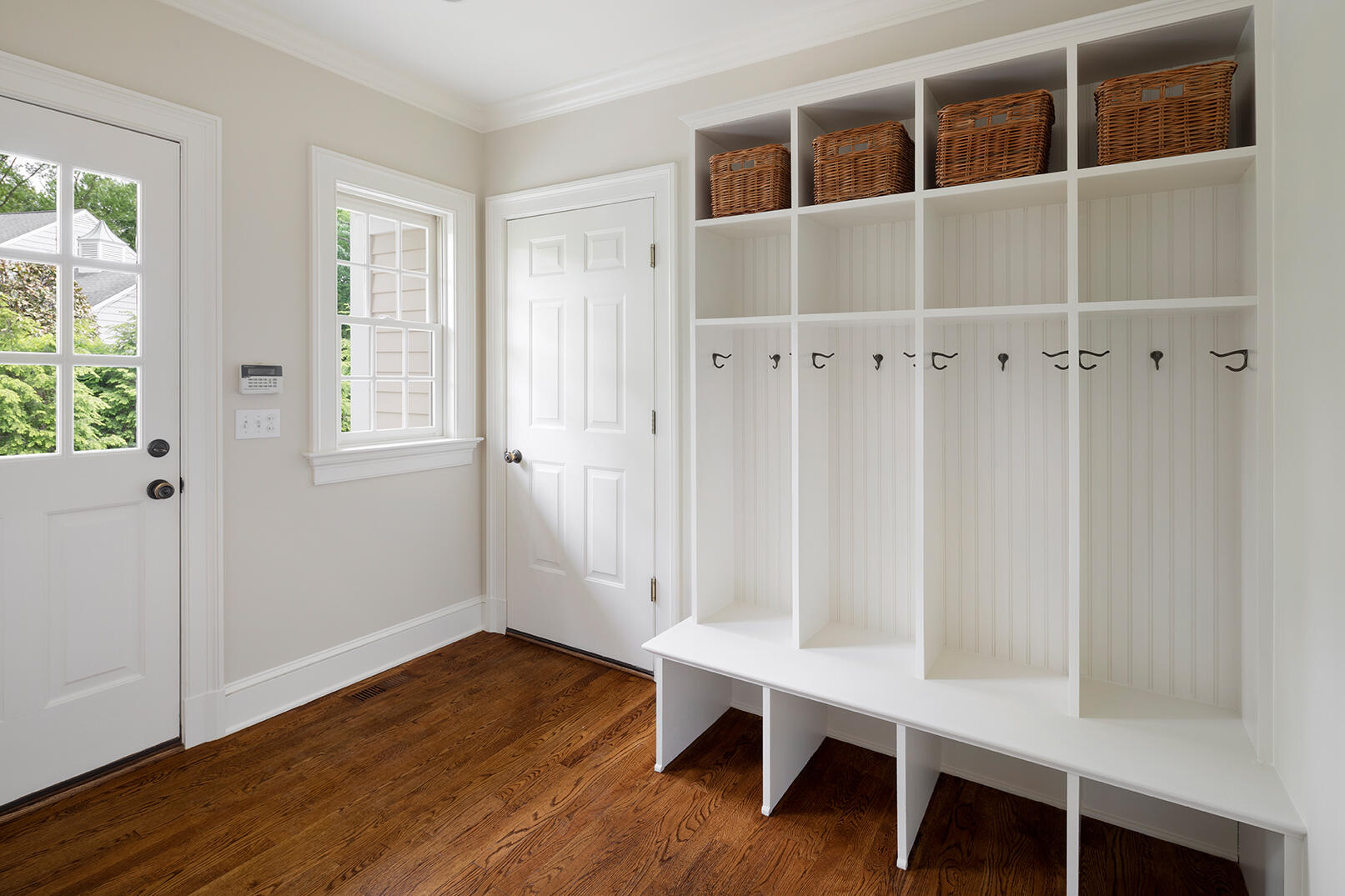 21 Briar Brae Road Darien, CT 06820 - Photo 16 of 35 a view of an empty room with wooden floor and a window