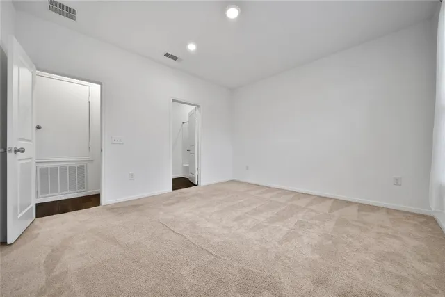 a view of an empty room