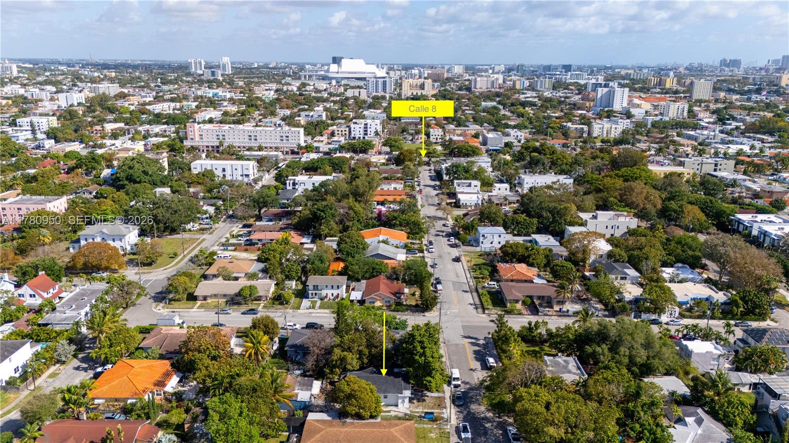 1114 Southwest 13th Court Miami, FL 33135 - Photo 3 of 43 an aerial view of a houses with a swimming pool