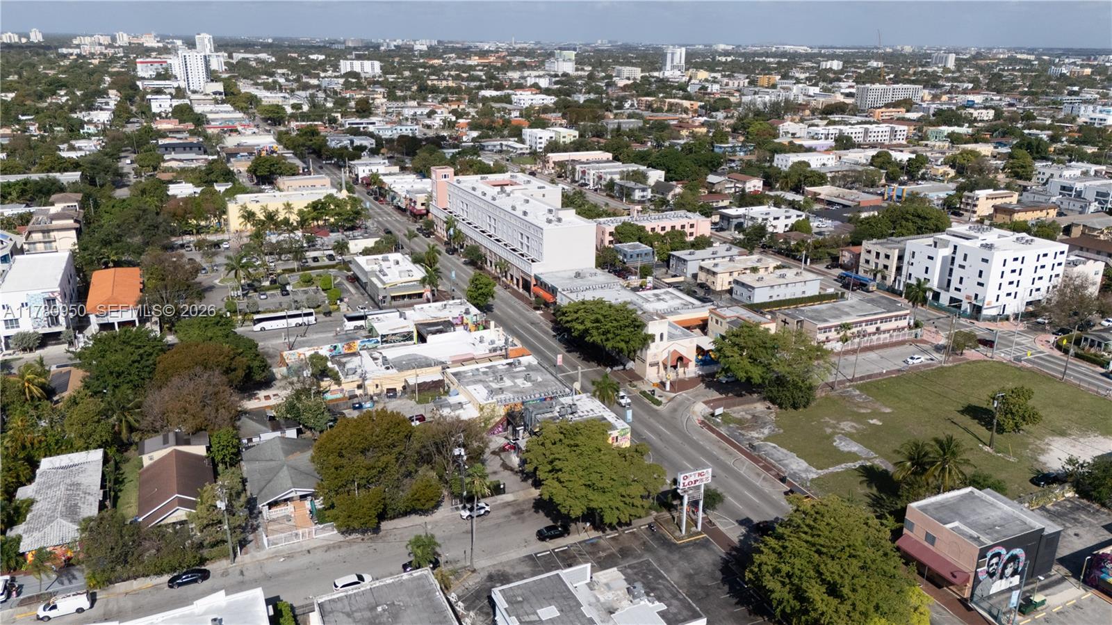 1114 Southwest 13th Court Miami, FL 33135 - Photo 42 of 43 an aerial view of residential houses with outdoor space