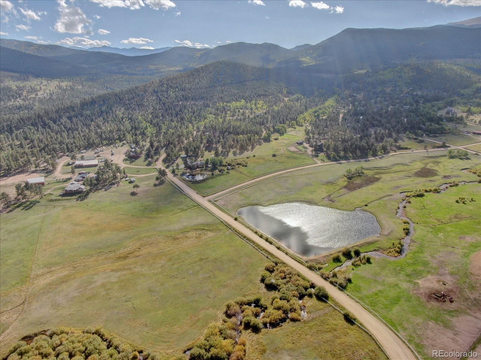 255 Saddlestring Road Bailey, CO 80421 - Photo 38 of 49 a view of a backyard