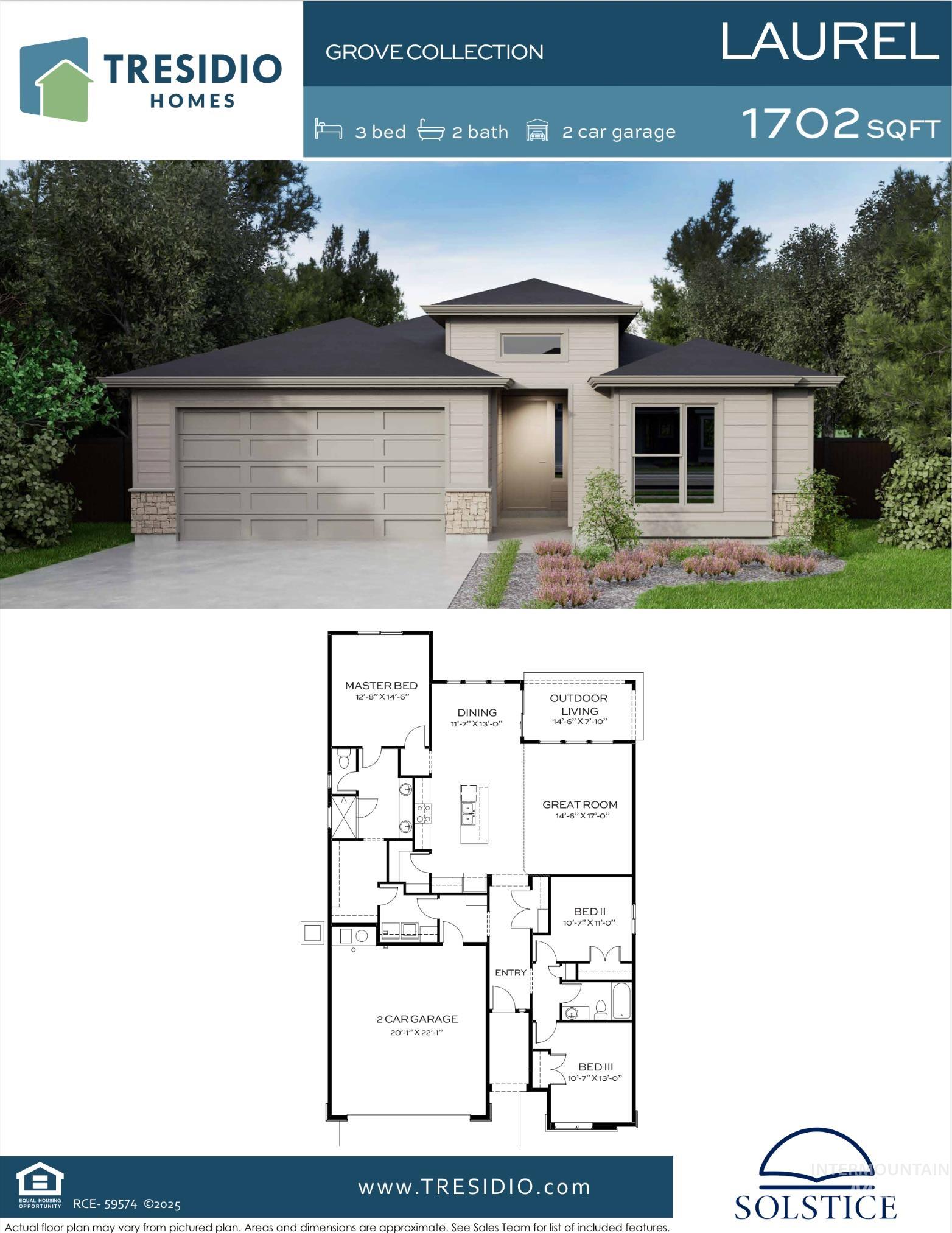 4211 Tropic Way Caldwell, ID 83607 - Photo 10 of 10 View of floor plan / room layout