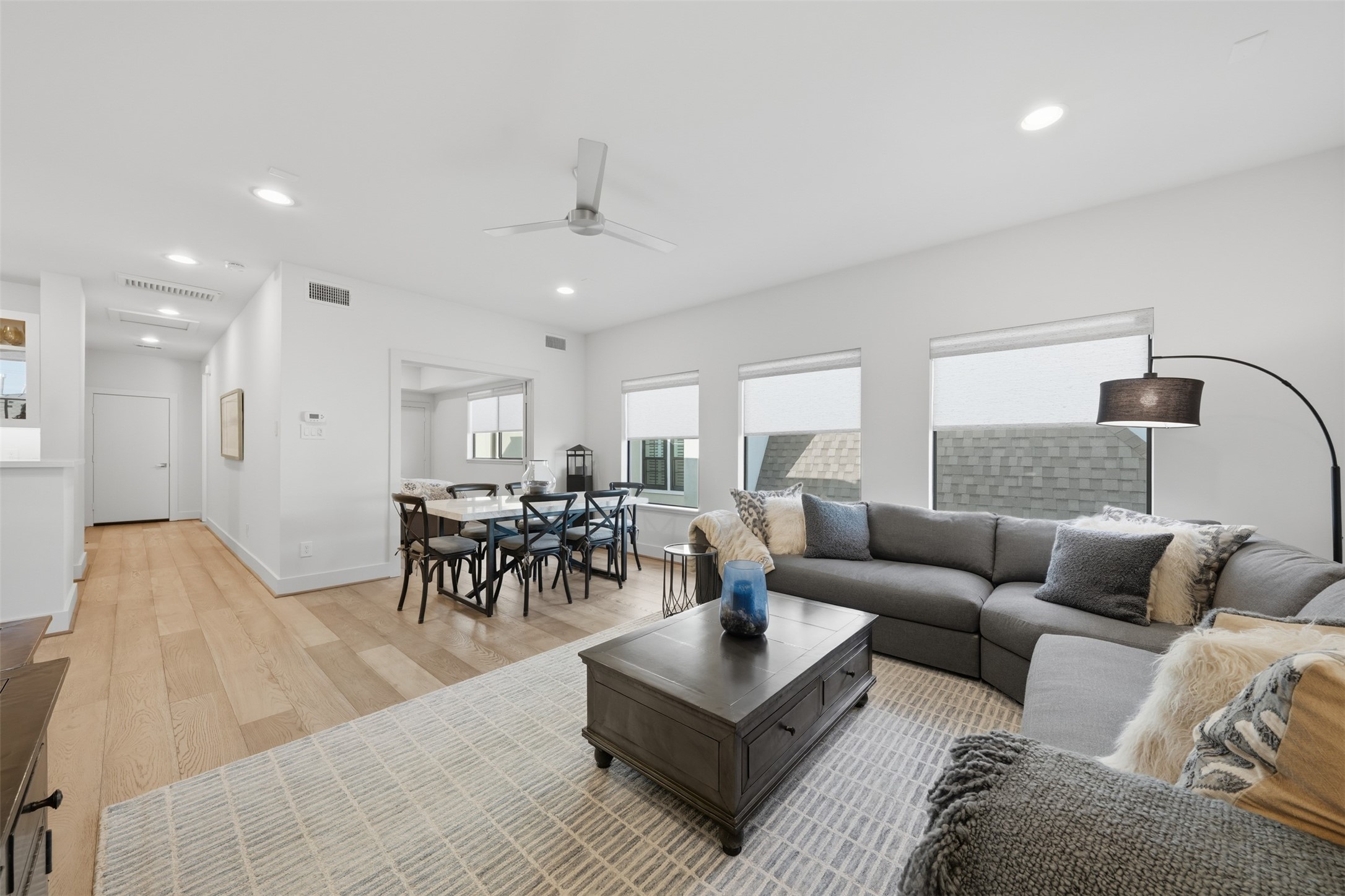 2114 McDuffie Street Houston, TX 77019 - Photo 38 of 45 The 3rd floor space is beyond accommodating with a 4th bedroom located just beyond the dining table.