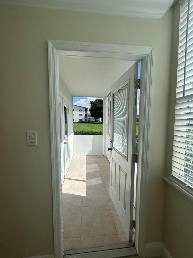 341 Fanshaw I Boca Raton, FL 33434 - Photo 14 of 16 BALCONY FROM BEDROOM