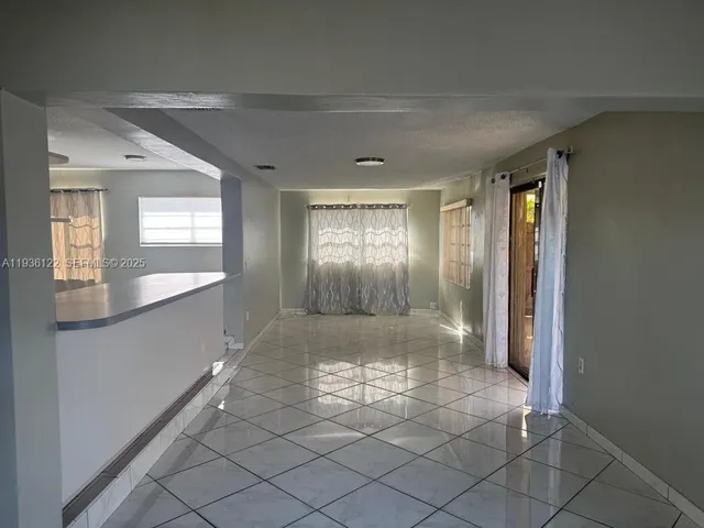 a view of an entryway of a house