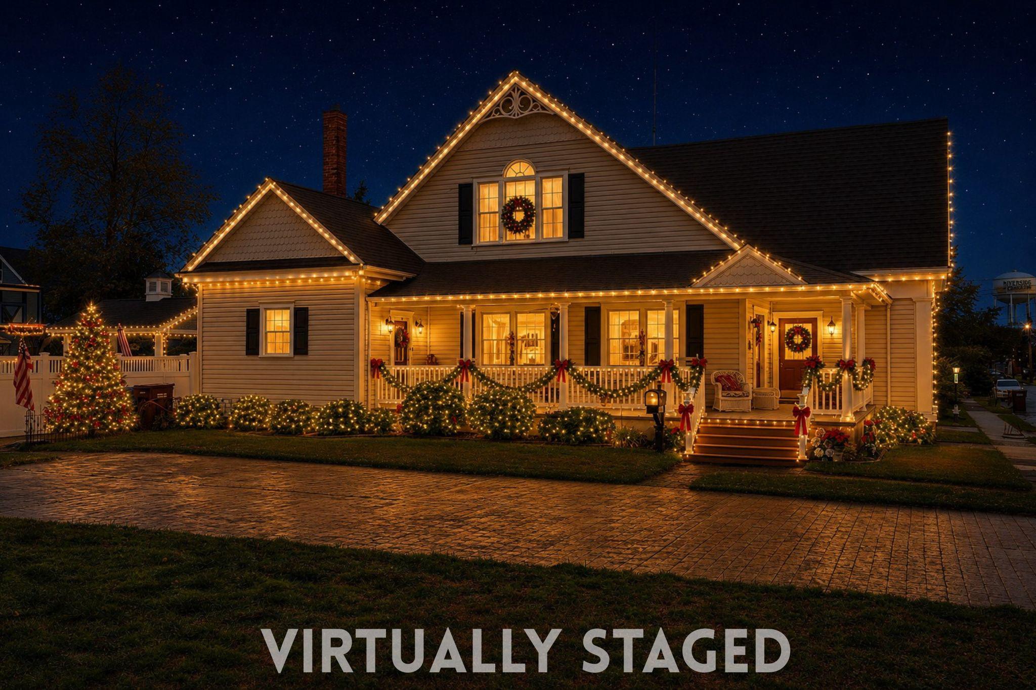 130 East Hancock Street Riverside, NJ 08075 - Photo 26 of 28 Govee house lights included, photo Virtual staged