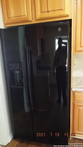 a close view of door